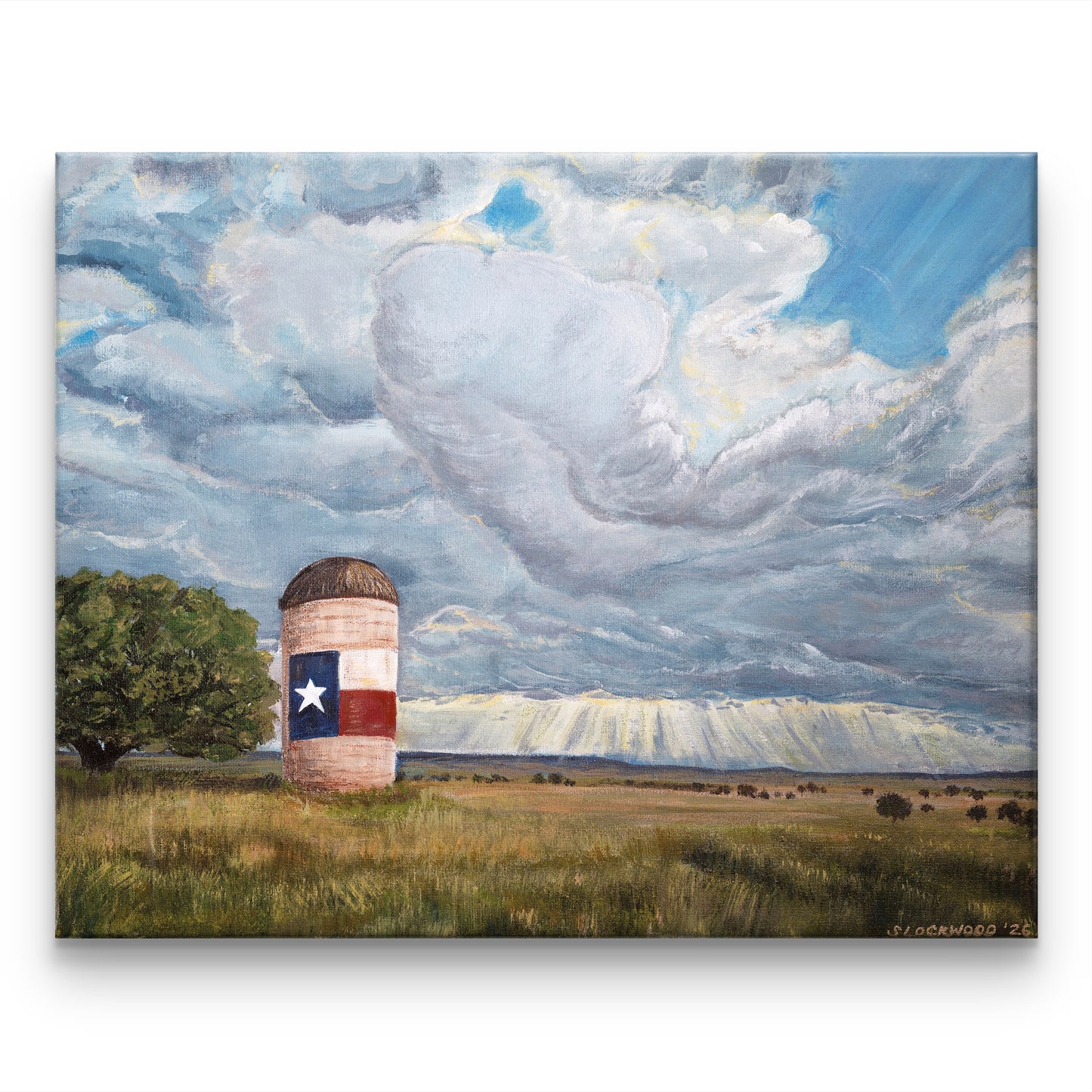 Lone Star Silo: Original Painting