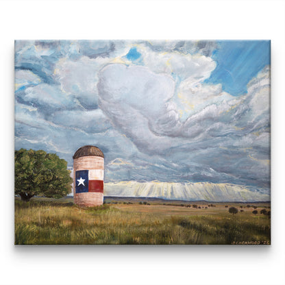 Lone Star Silo: Original Painting