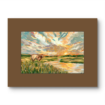 SOLD - Longhorn Colorstorm: Original Painting