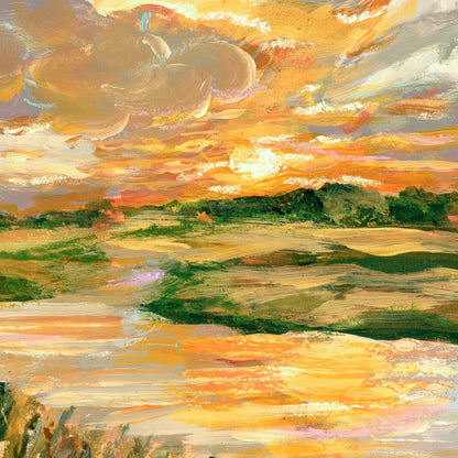 Longhorn Colorstorm: Fine Art Print